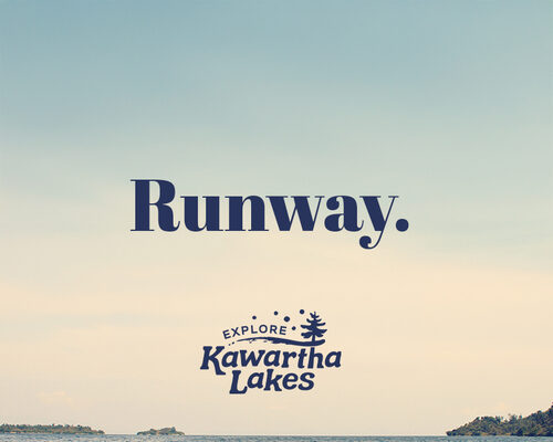 Kawartha Tourism runway ad